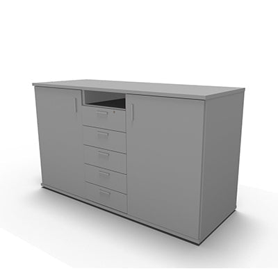 2 Door 5 Drawer Server unit - Office Furniture Warehouse ZA