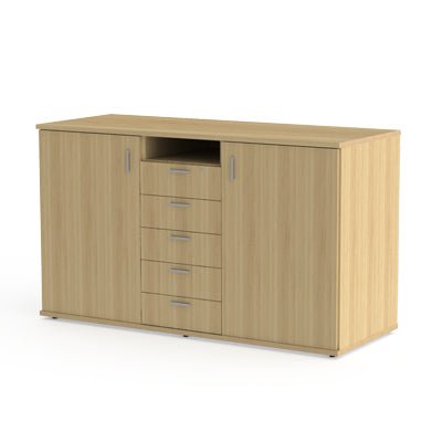 2 Door 5 Drawer Server unit - Office Furniture Warehouse ZA