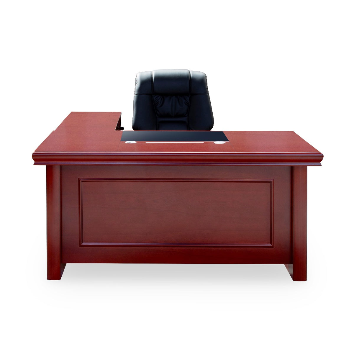 Mahogany Executive L-Shaped Desk