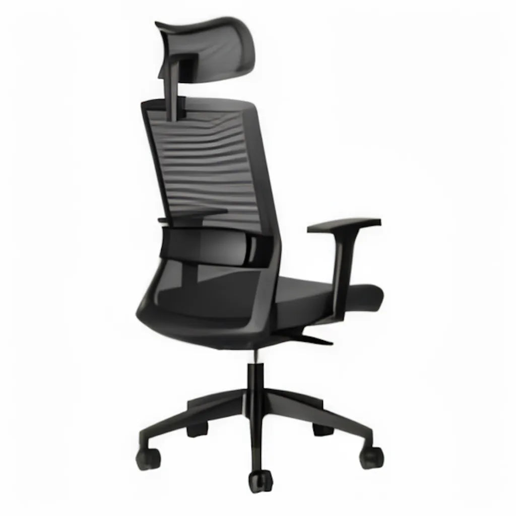 LUNA MESH EXECUTIVE WITH HEADREST  & ADJUSTABLE ARMS