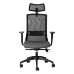 LUNA MESH EXECUTIVE WITH HEADREST  & ADJUSTABLE ARMS