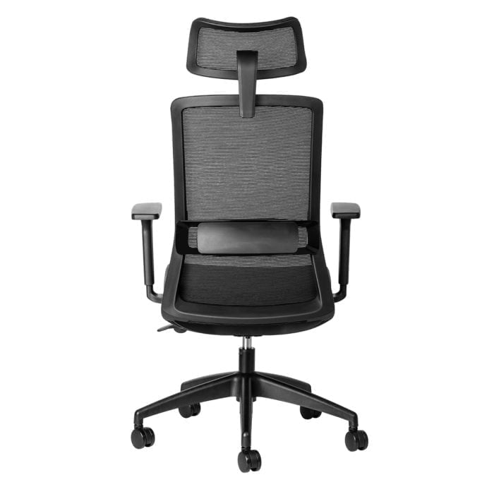 LUNA MESH EXECUTIVE WITH HEADREST  & ADJUSTABLE ARMS