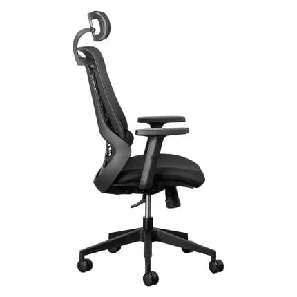 LYNX MESH EXECUTIVE WITH HEADREST  & ADJUSTABLE ARMS