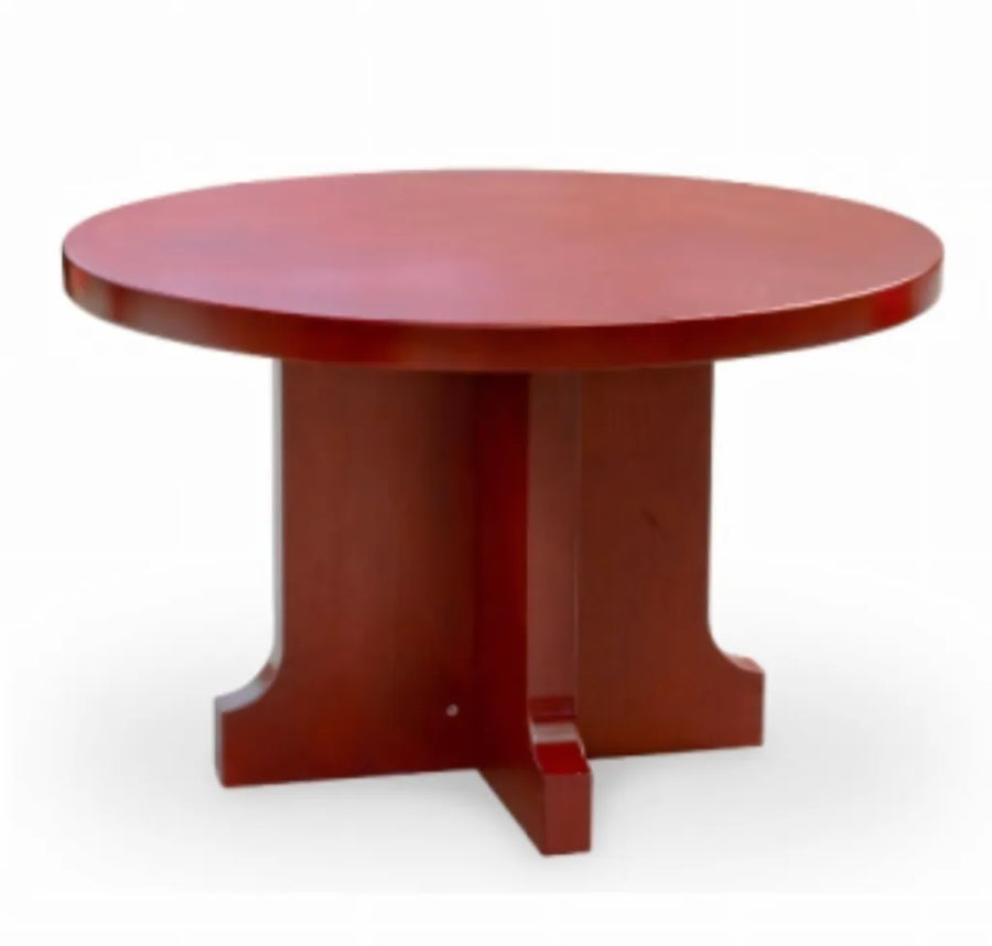 Mahogany 1200 Round Confrence table.