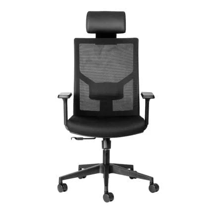 REVIVE MESH EXECUTIVE WITH HEADREST  & ADJUSTABLE ARMS