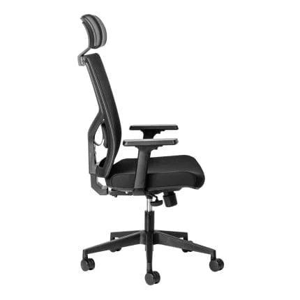 REVIVE MESH EXECUTIVE WITH HEADREST  & ADJUSTABLE ARMS