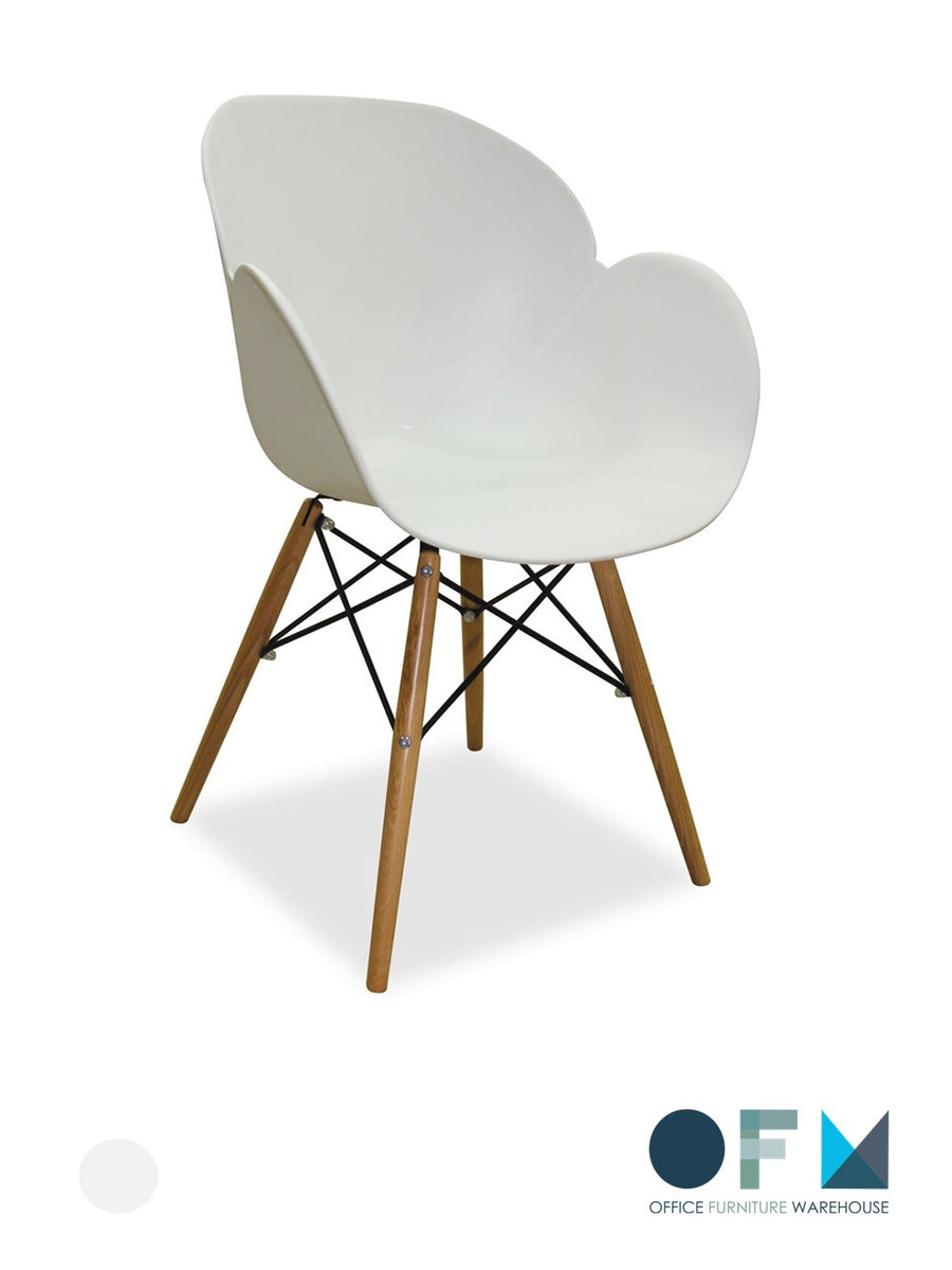 Holly Wood Legs Chair (White only)