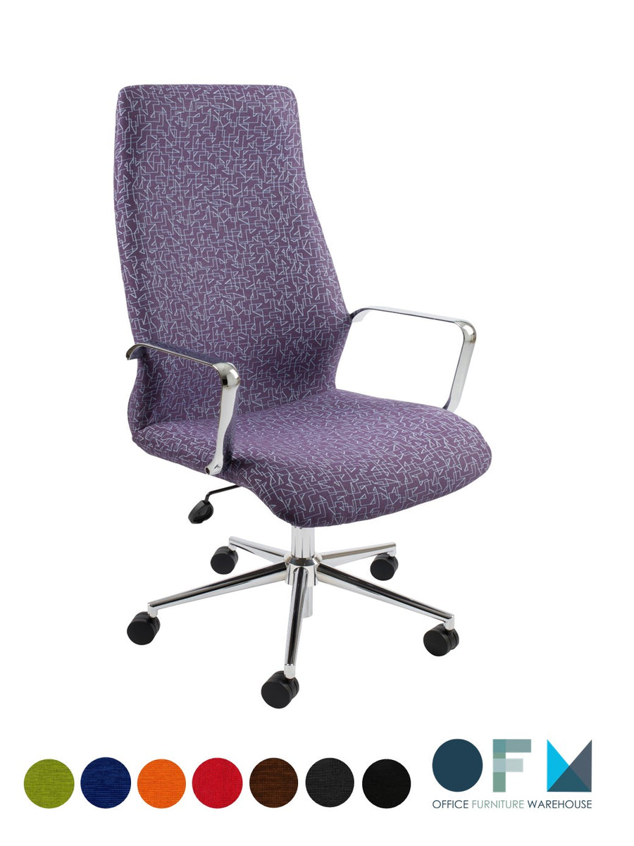 Infinity Chrome Mid Back Chair