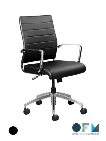 Class Chrome Executive Mid Back Office Chair