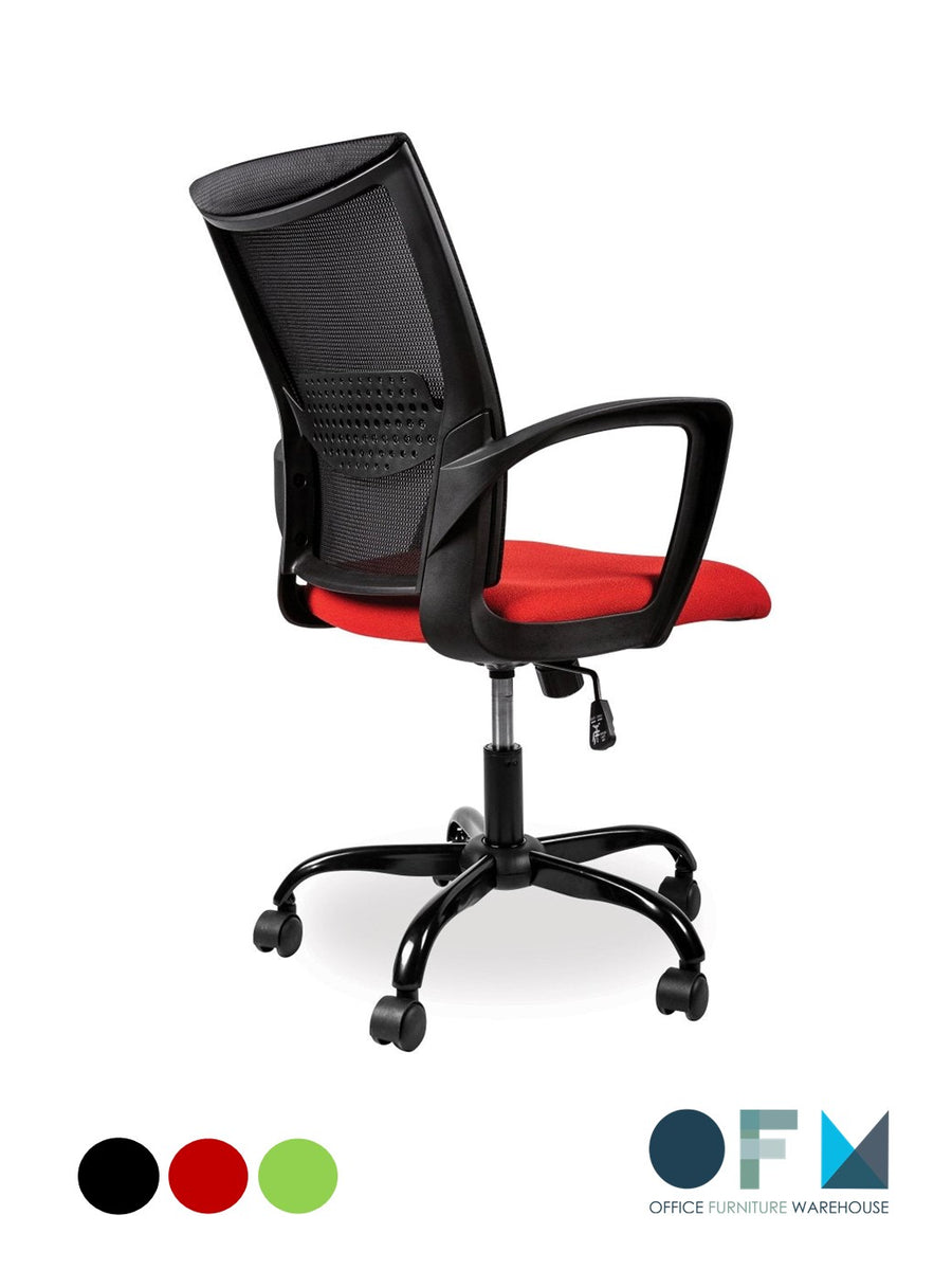 Albatross Operator Chair

Features:

Swivel and Tilt Mechanism

One Position Lock

Gas Height Adjustable

5-Star Steel Base

Mesh Back