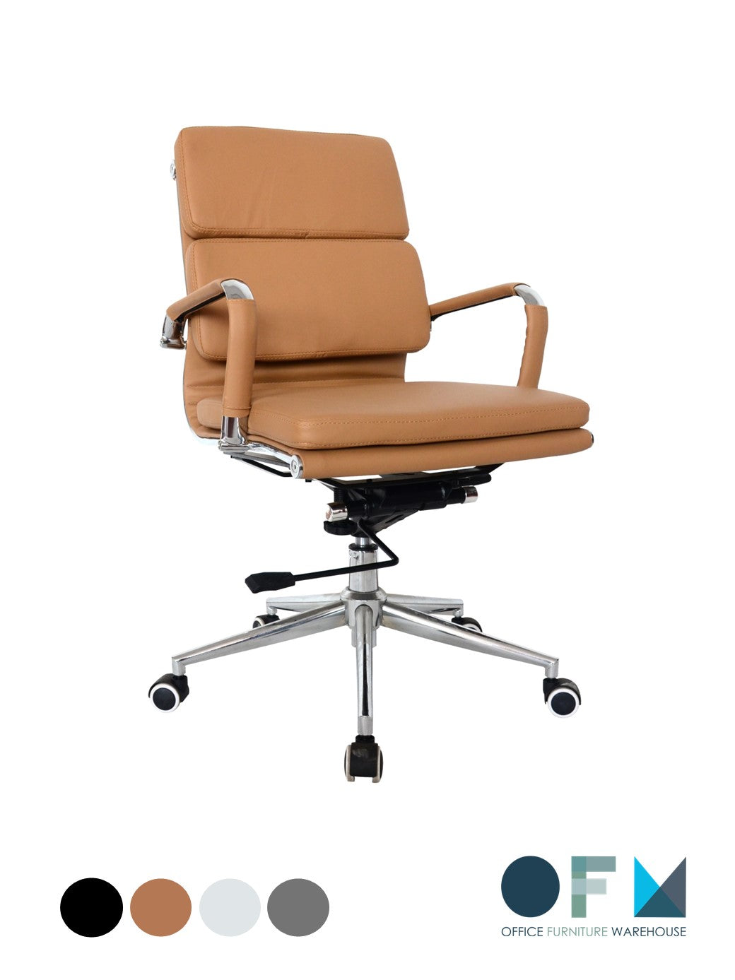 Classic Eames Cushion Medium Back Chair