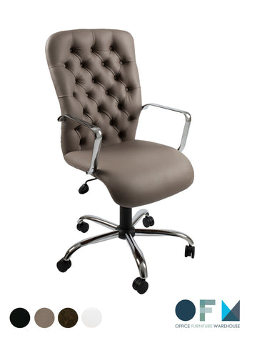 Adda Chrome Executive High Back Chair