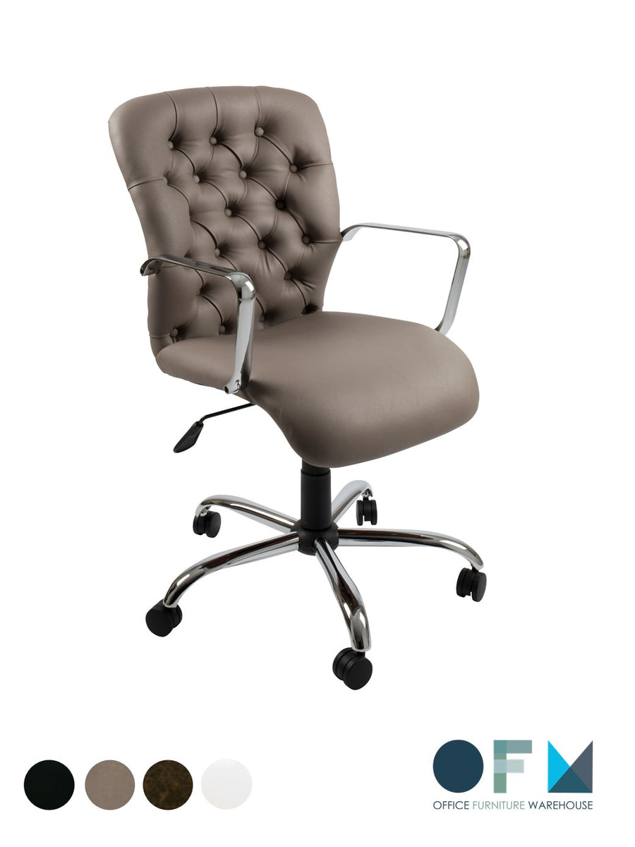 Adda Chrome Executive Mid Back Chair