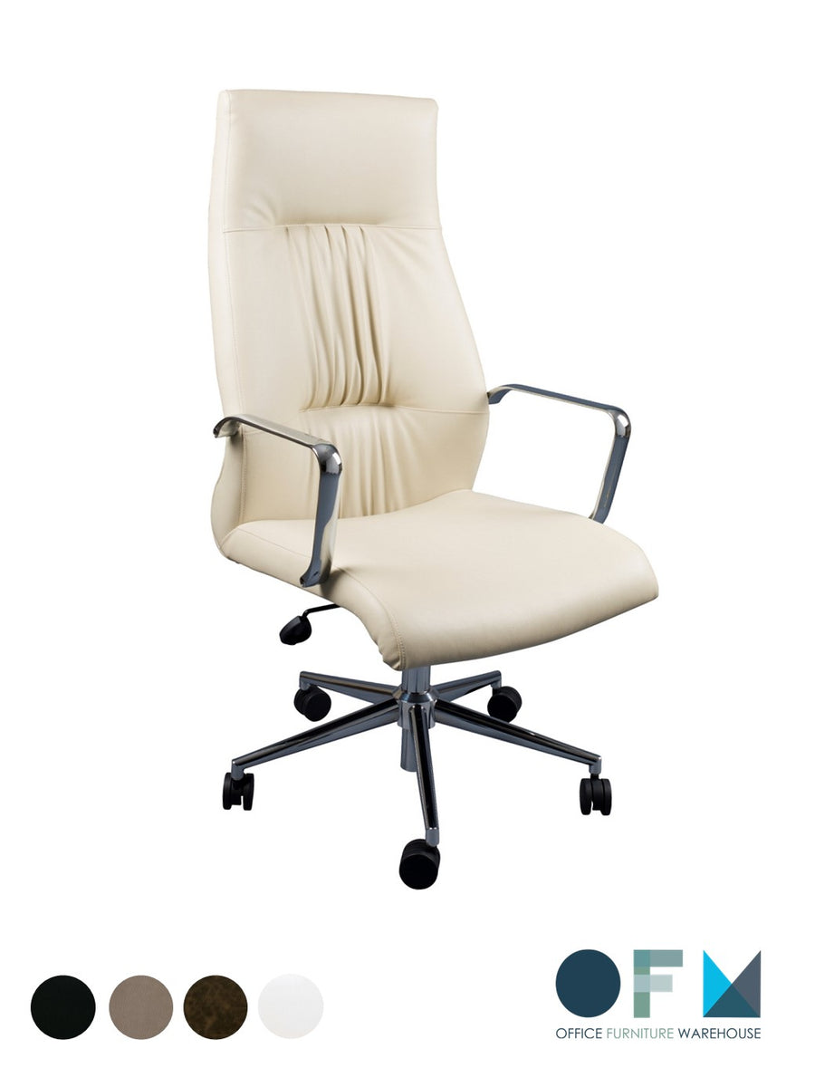 Steller Chrome High Back Office Chair