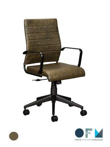 Class Black Mid Back Chair