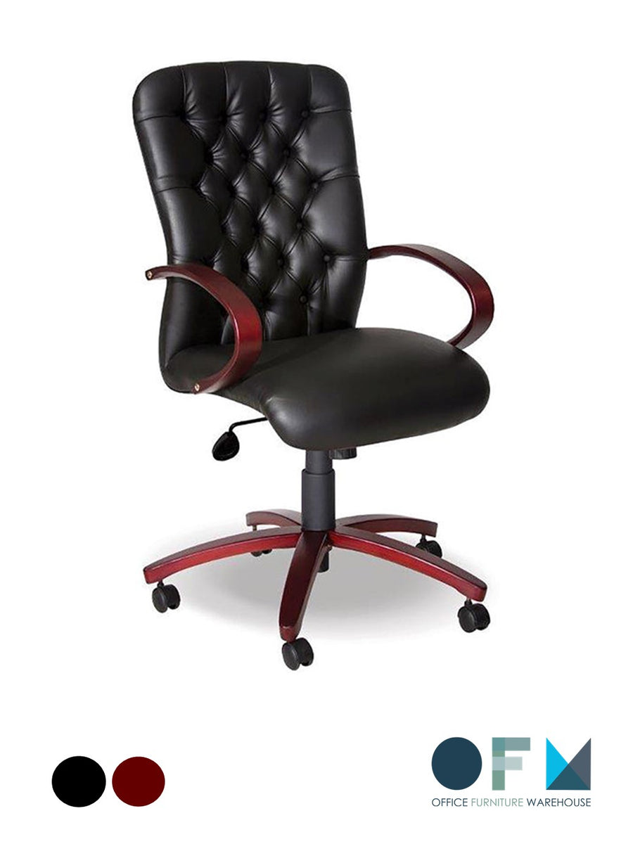 Adda Executive High Back Genuine Leather Chair