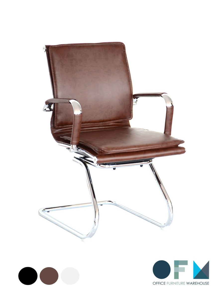 Classic Eames Visitors Chair with Flat Cushion