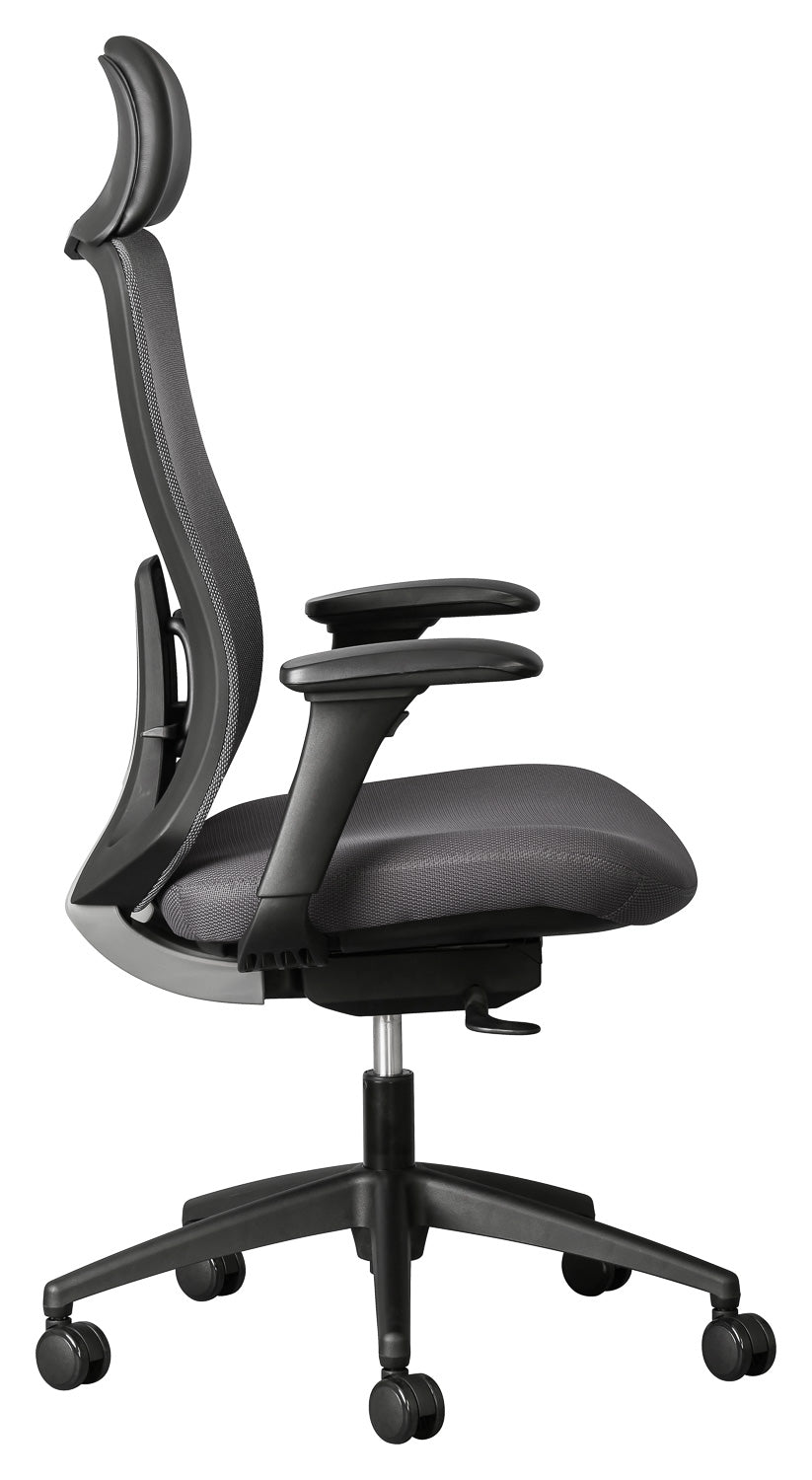 Vera Mesh Executive with headrest and adjustable arms