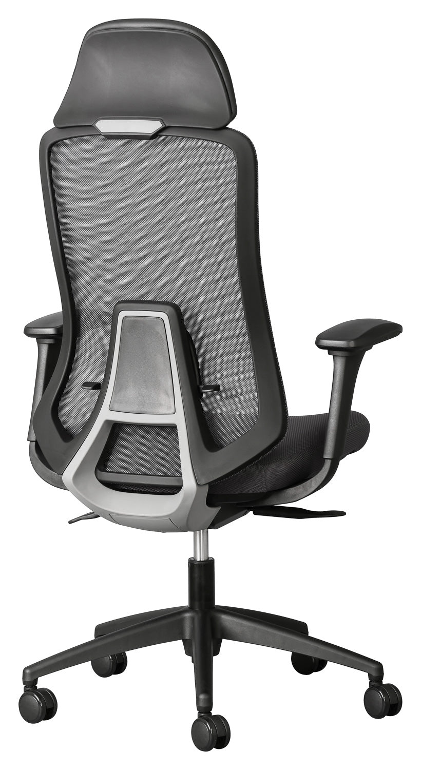 Vera Mesh Executive with headrest and adjustable arms