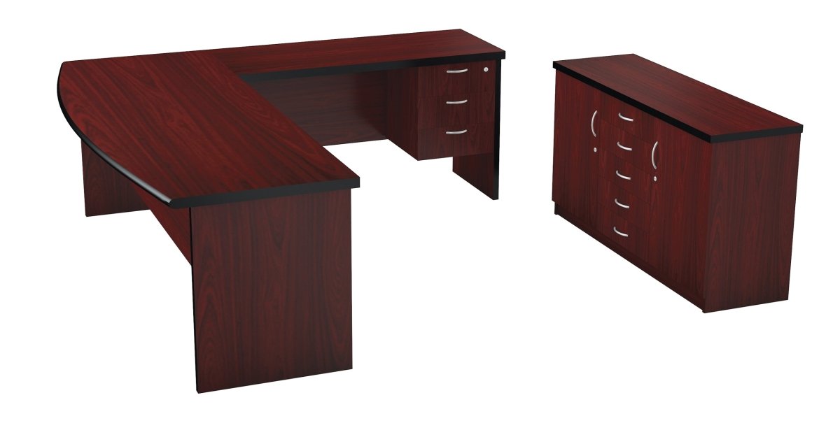 Alice Range executive desk range.manufacturing 2/3 weeks - Office Furniture Warehouse ZA