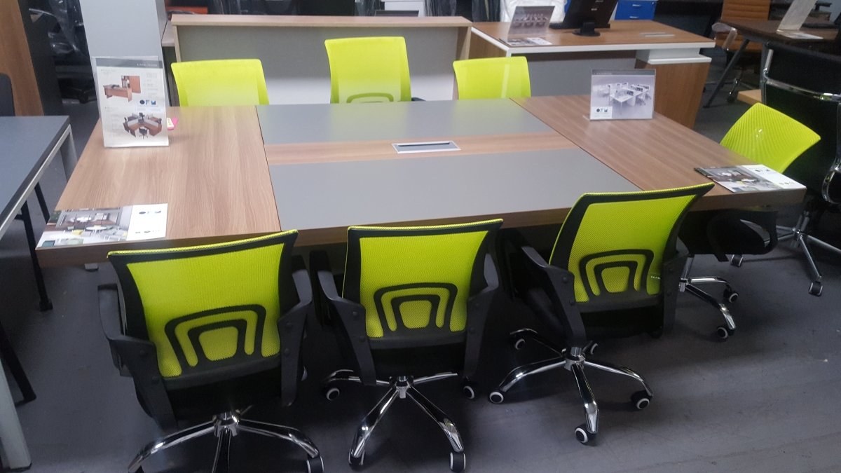 Boardroom table 2400x1200 8 - seater - Office Furniture Warehouse ZA