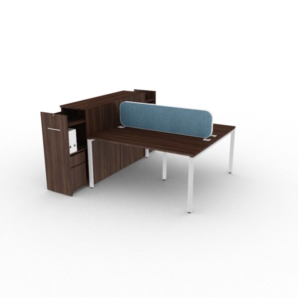 clusters with Tall Boy storage unit RHS/LHS available 10/12 working days - Office Furniture Warehouse ZA