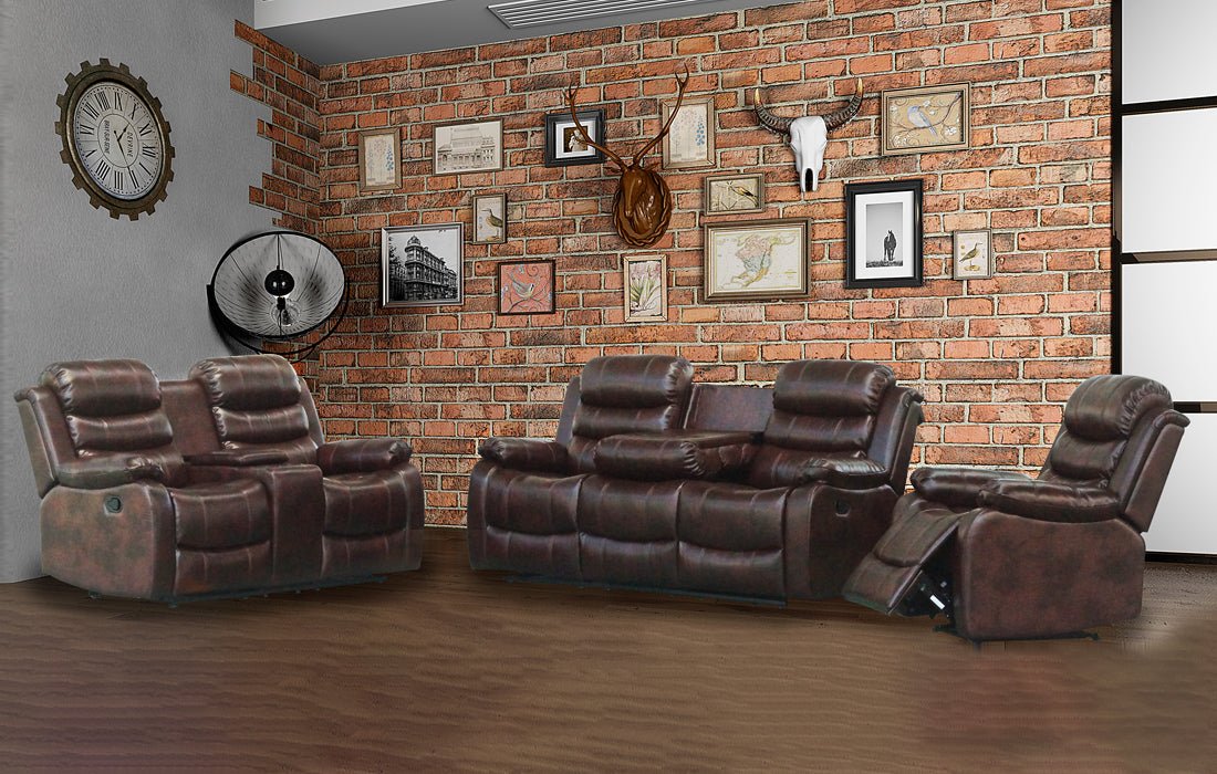 Couches 3/2/1 recliners bonded leather STOCK - Office Furniture Warehouse ZA