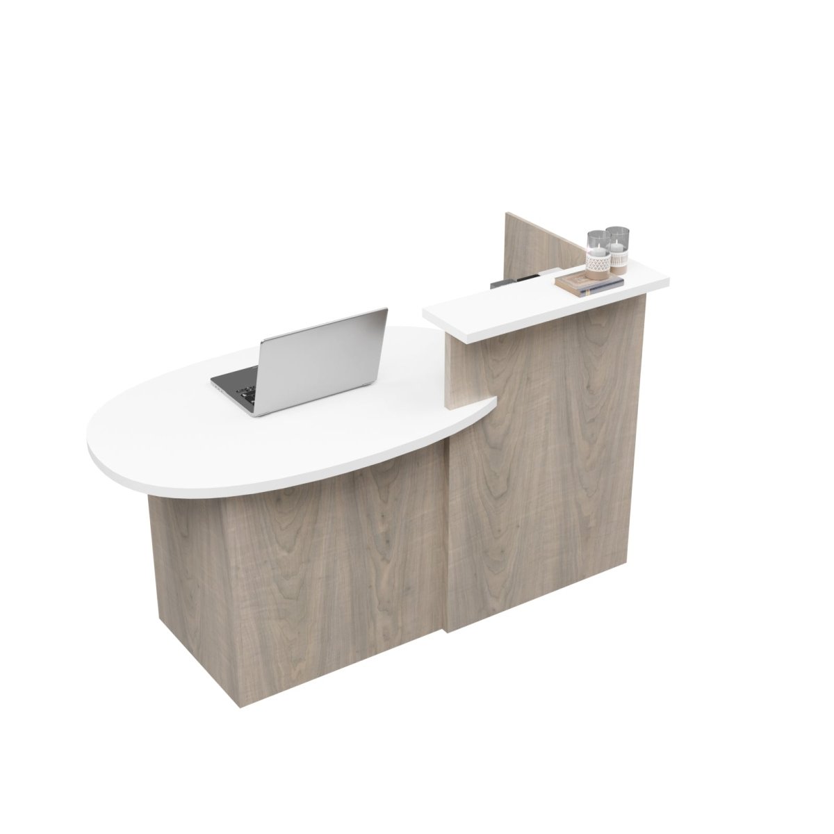 Denzo Reception counter made to order 3/4 weeks - Office Furniture Warehouse ZA