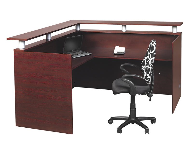 Discovery L - shape Reception unit 1800x1800 manufactured 10/12 working days - Office Furniture Warehouse ZA