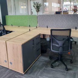 EVOLUTION MANAGER DESK WITH HINGE DOOR PEDENZA 10/12 working days manufacturing. - Office Furniture Warehouse ZA