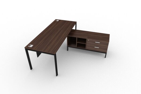 Evolution Managerial Desk/elevate side filer manufactured 10/12 working days - Office Furniture Warehouse ZA