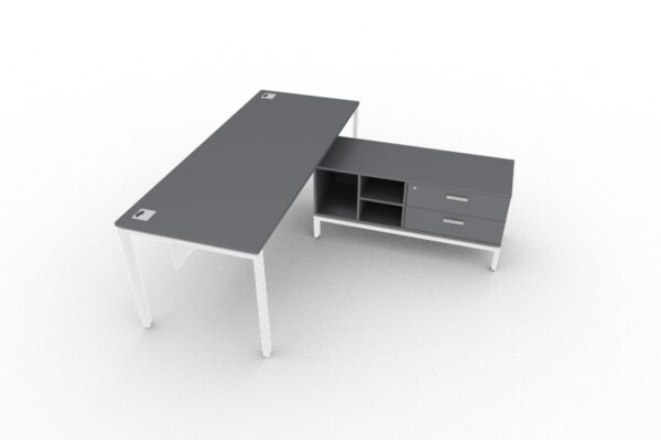 Evolution Managerial Desk/elevate side filer manufactured 10/12 working days - Office Furniture Warehouse ZA