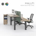 MALUTI HEIGHT ADJUSTABLE DUAL DESK 10/12 working days manufacturing. - Office Furniture Warehouse ZA