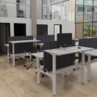 MALUTI HEIGHT ADJUSTABLE DUAL DESK 10/12 working days manufacturing. - Office Furniture Warehouse ZA