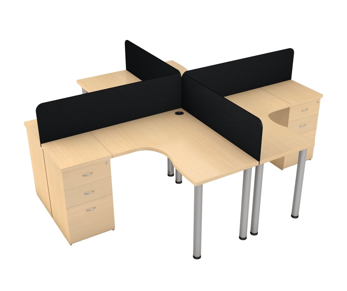 Nova Network 4 - way clusters manufacturing 2/3 weeks - Office Furniture Warehouse ZA