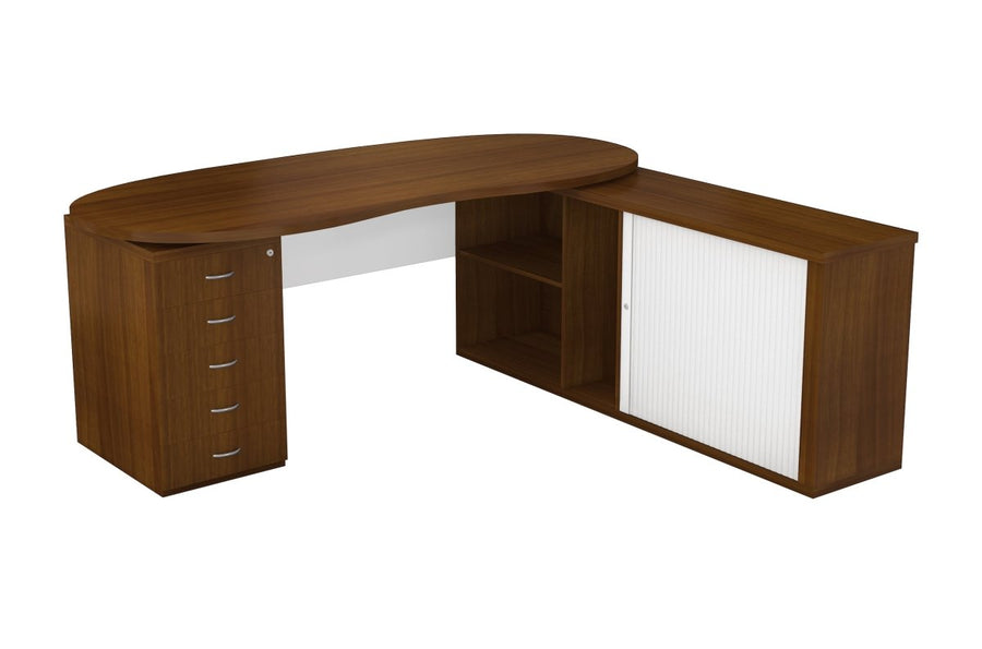 Ohio Desk range oval top exec l - shaped desk manufacturing 3/4 weeks - Office Furniture Warehouse ZA