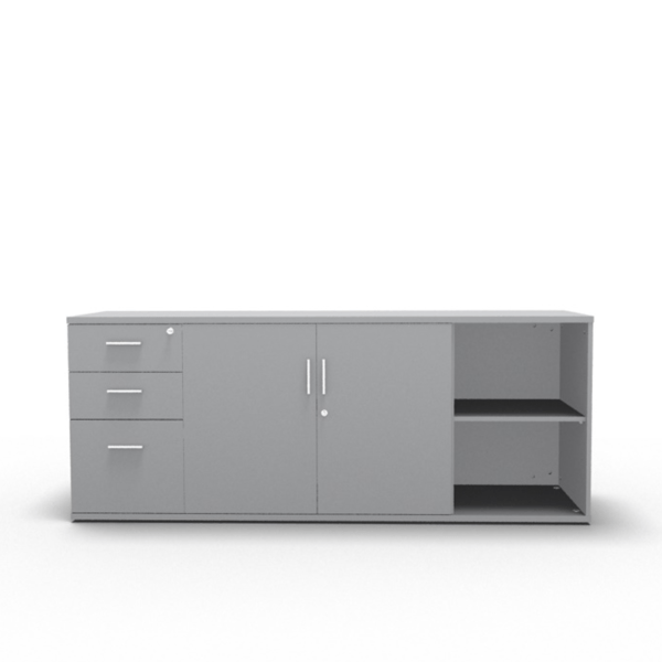 Pedenza Side unit drawers LHS 10/12 working days manufacturing - Office Furniture Warehouse ZA