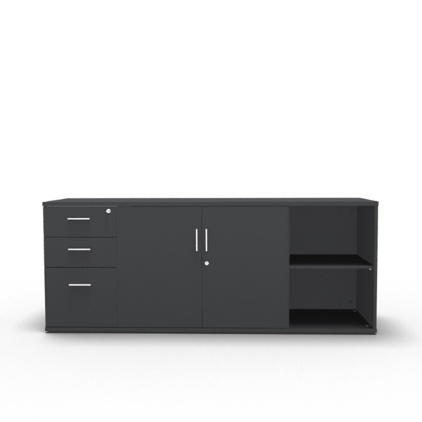 Pedenza Side unit drawers LHS 10/12 working days manufacturing - Office Furniture Warehouse ZA