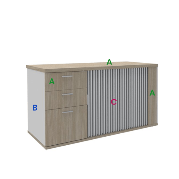 PEDENZA STORAGE RHS/LHS sides 1300x600 manufactured 10/12 working days - Office Furniture Warehouse ZA