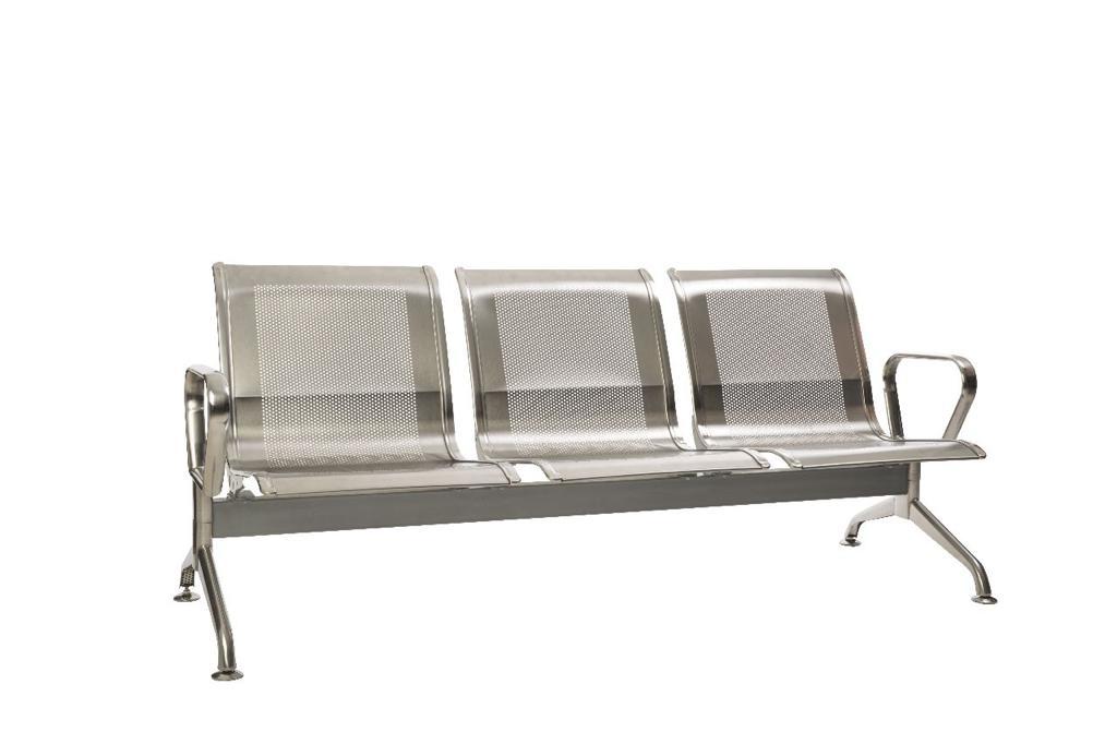 Public seating heavy duty std steel beam system 1/2/3/4/5 seater stock available. - Office Furniture Warehouse ZA