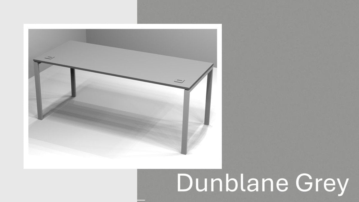 Quad Single Freestanding Desk - Solid Colours - Office Furniture Warehouse ZA