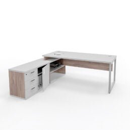 TITAN EXECUTIVE L - Shaped DESK/side storage 32MM manufacturing 10/12 working days - Office Furniture Warehouse ZA