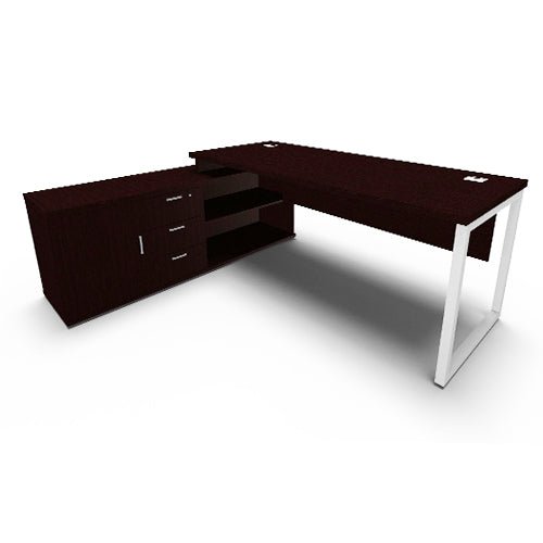 TITAN EXECUTIVE L - Shaped DESK/side storage 32MM manufacturing 10/12 working days - Office Furniture Warehouse ZA