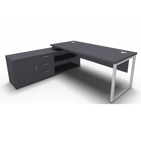 TITAN EXECUTIVE L - Shaped DESK/side storage 32MM manufacturing 10/12 working days - Office Furniture Warehouse ZA