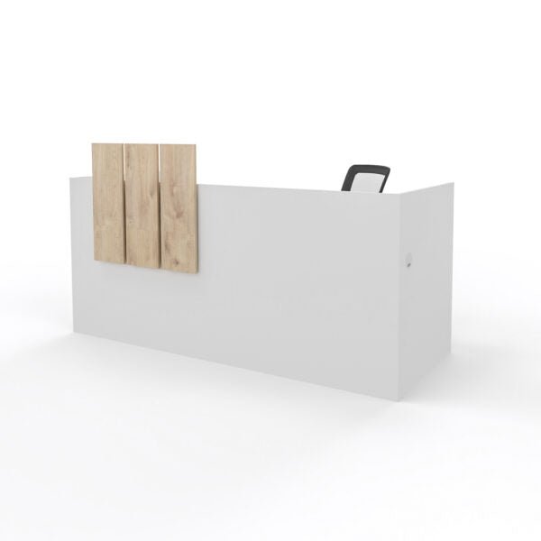 Trio Reception Desk/feature risers L/R hand side available manufactured 10/12 working days - Office Furniture Warehouse ZA